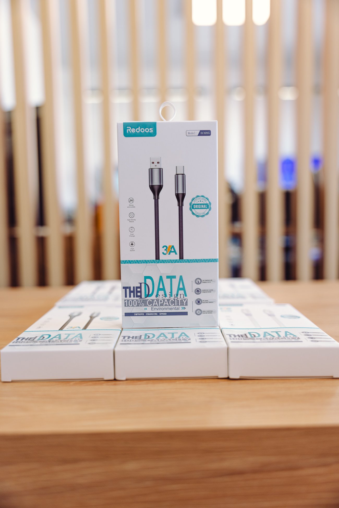 EMI08023 Cable USB Redoos Type-C 3A - Imagen 1