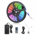 Tira LED RGB 5M con Control Remoto y Fuente – Multicolor RGB