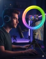 Aro de Luz LED RGB de 12" (30cm) con Trípode Profesional - Imagen 2