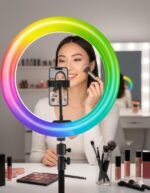 Aro de Luz LED RGB de 12" (30cm) con Trípode Profesional - Imagen 4