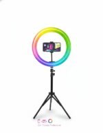 Aro de Luz LED RGB de 14" (36cm) con Trípode Profesional - Imagen 5