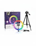 Aro de Luz LED RGB de 14" (36cm) con Trípode Profesional