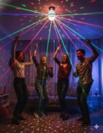 Lámpara LED Giratoria de Efecto Discoteca - Fiesta Instantánea con Luz RGB - Imagen 3