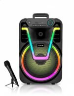 Parlante Portátil AITECH EMERALD 12" con Luces RGB y Potencia de 20W - Sonido Envolvente para tus Eventos - Imagen 3